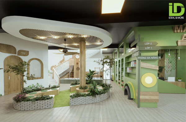 NỘI THẤT MẦM NON MẦM XANH ACADEMY