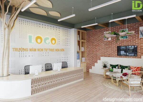 Đâu là những mẫu thiết kế trường mầm non tư thục nhỏ nhưng đảm bảo hiện đại