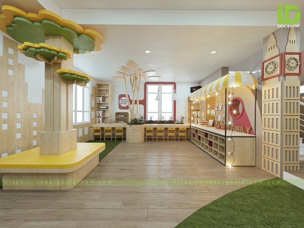 Tổng hợp những mẫu thiết kế trường mầm non tư thục đẹp nhất hiện nay