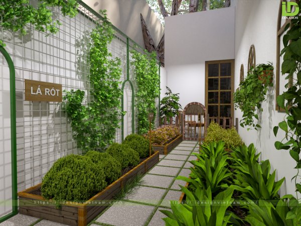 Ý tưởng thiết kế sân vườn kết hợp sân chơi độc đáo dành cho trường mầm non
