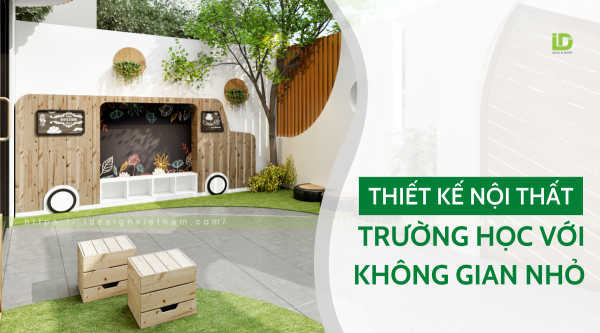 Mẫu thiết kế trường mầm non tư thục nhỏ đẹp