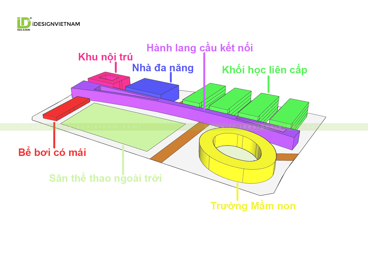 Hình ảnh phân khu Trường liên cấp quốc tế Bình Minh, Quảng Ninh