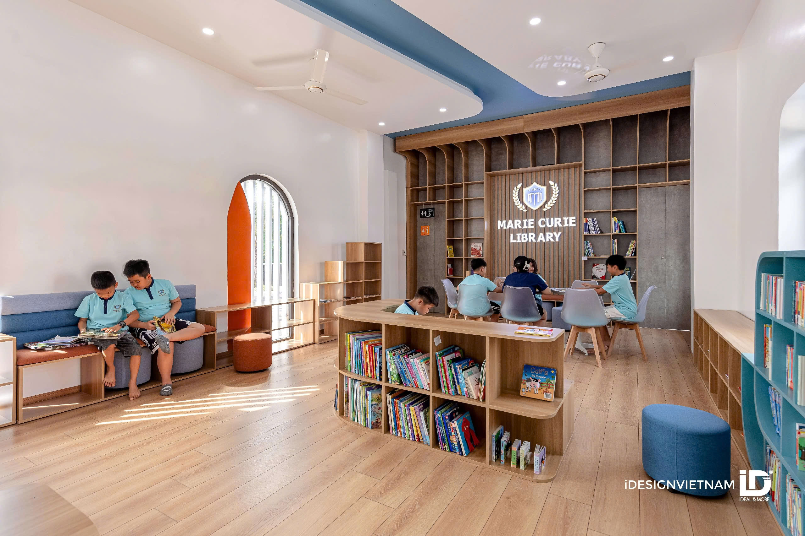 Hình ảnh thực tế nội thất Trường liên cấp Marie Curie, Thái Bình